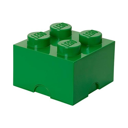 Lego 40031734 LEGO STORAGE BRICK 4 DARK GREEN