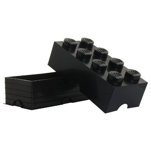 Lego 40041733 LEGO STORAGE BRICK 8 BLACK