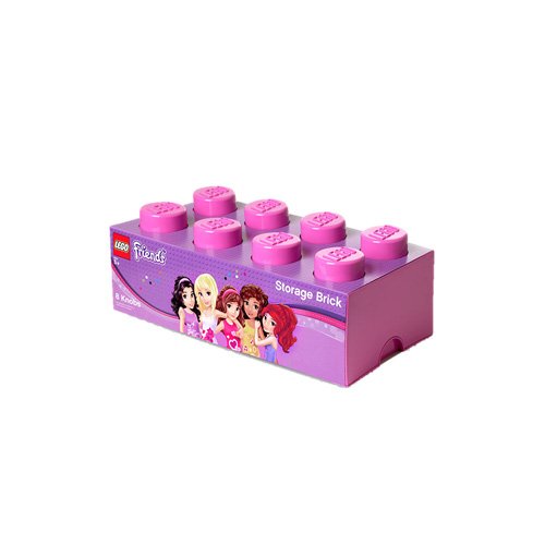 Lego 40041744 LEGO STORAGE BRICK 8_FRIENDS 221 BRIGHT PURPLE (MEDIUM PINK)