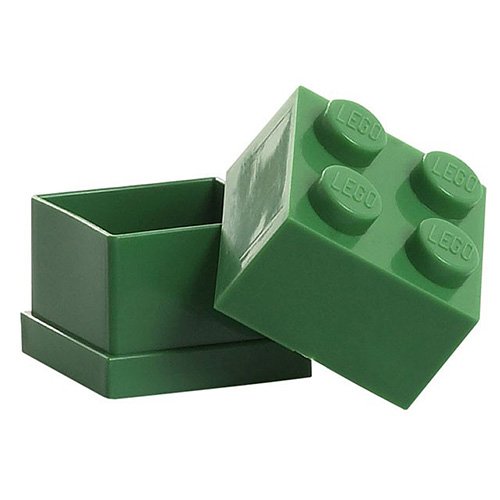 Lego 40111734 LEGO STORAGE MINI BOX 4 DARK GREEN