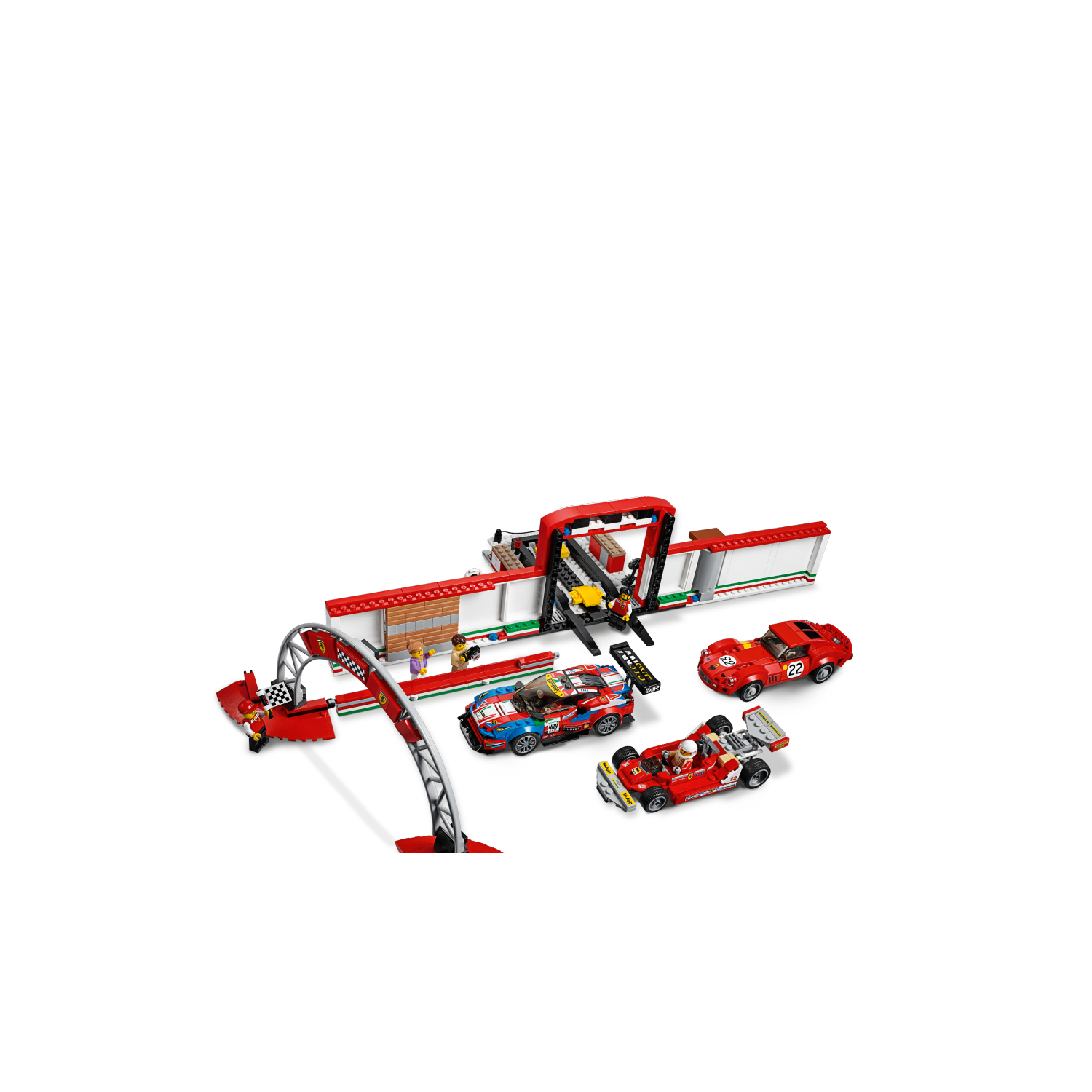 Lego 75889 Prvoklasna garaža za Ferrari