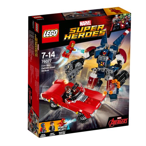 Lego 76077 Iron Man: Detroit Steel Napad