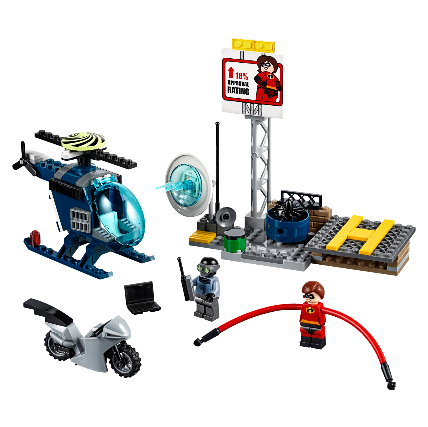 Lego 10759 Elastigirl potjera na krovu