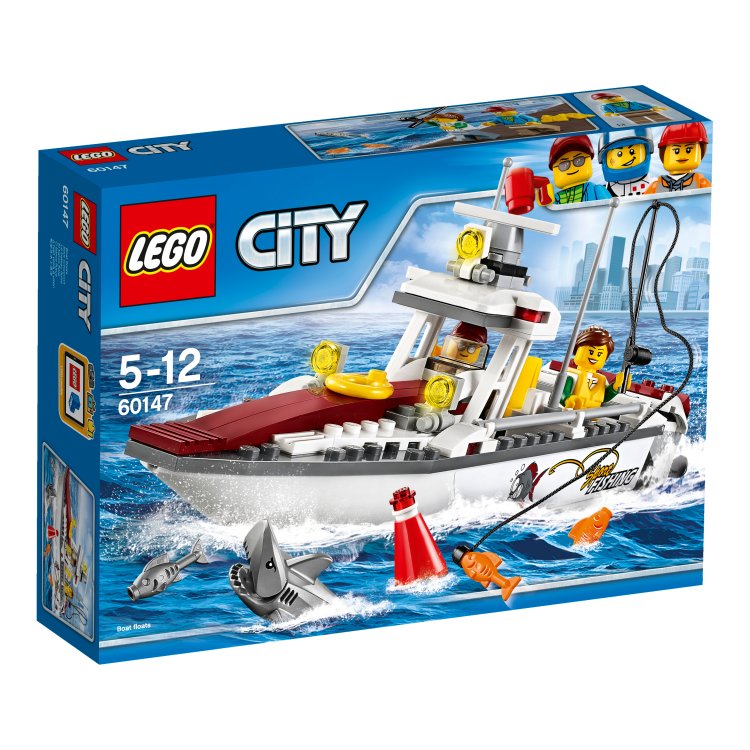 60147 City Great Vehicles Ribarski čamac
