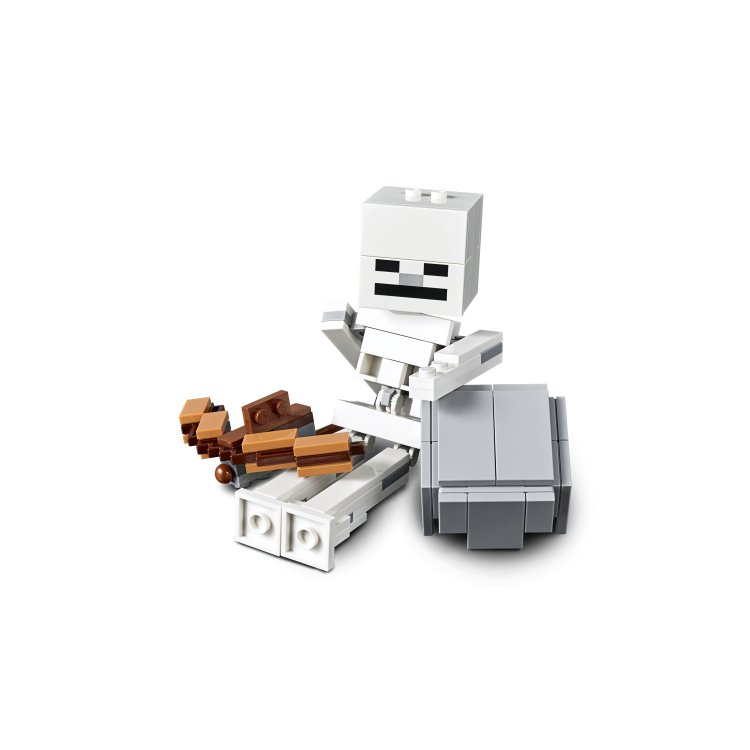 21150 Minecraft™ BigFig Skeleton s kockom magme