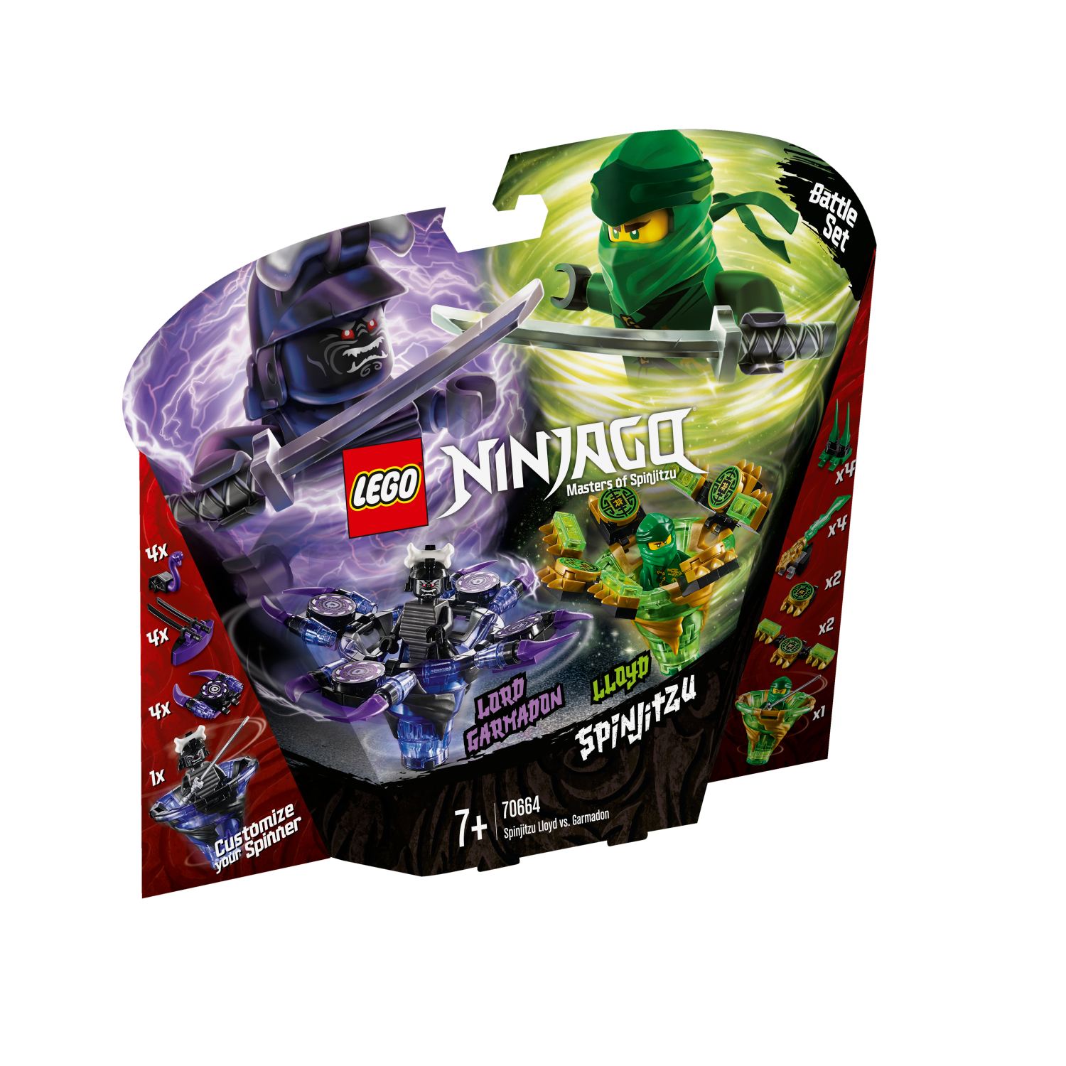 Lego 70664 Spinjitzu Lloyd vs. Garmadon