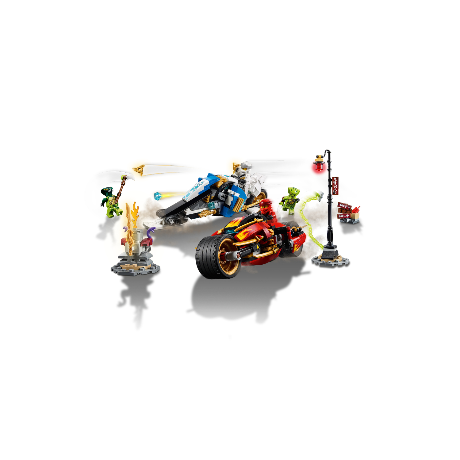 Lego 70667 Kaijeve oštrice i Zaneove motorne sanke