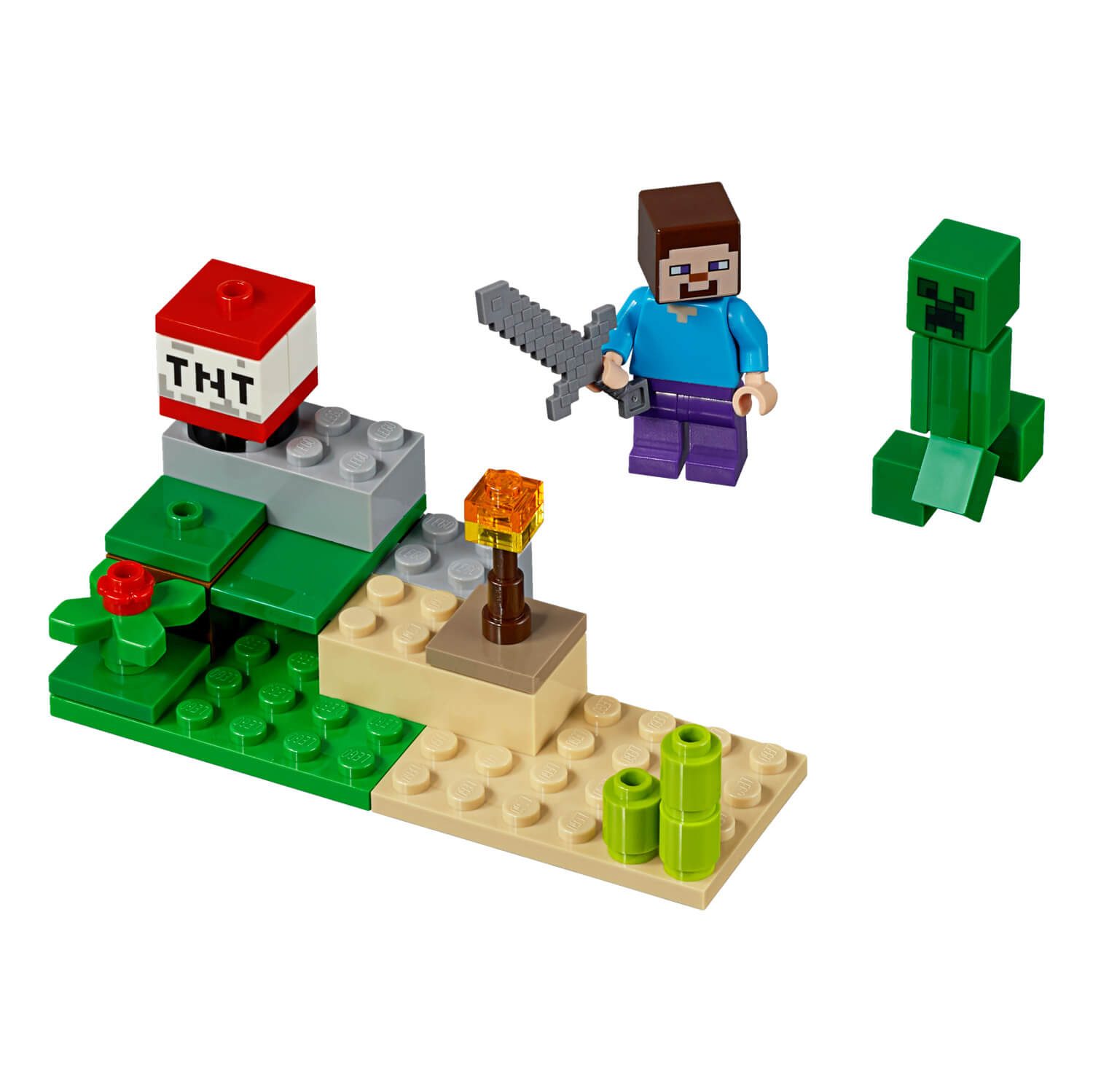 Lego 30393 Minecraft komplet Steve i Creeper