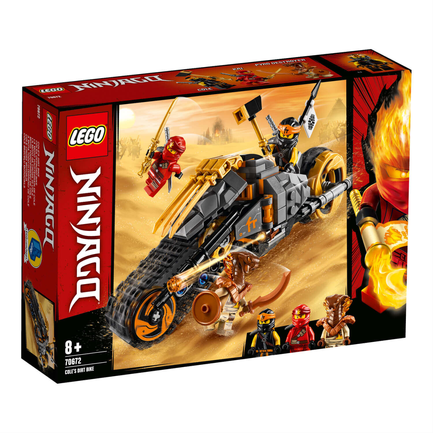 Lego 70672 Coleov brdski motocikl