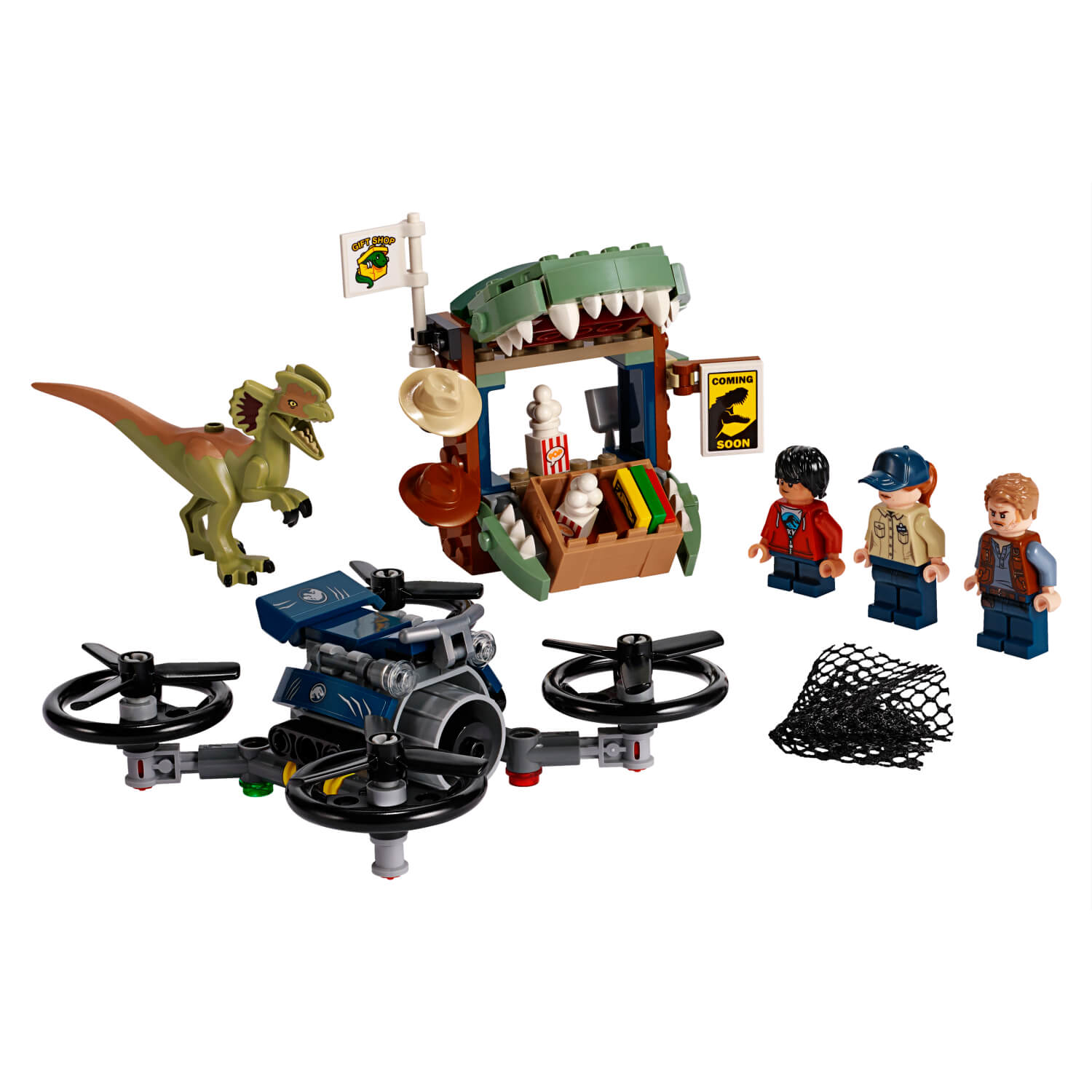 Lego 75934 Dilophosaurus na slobodi