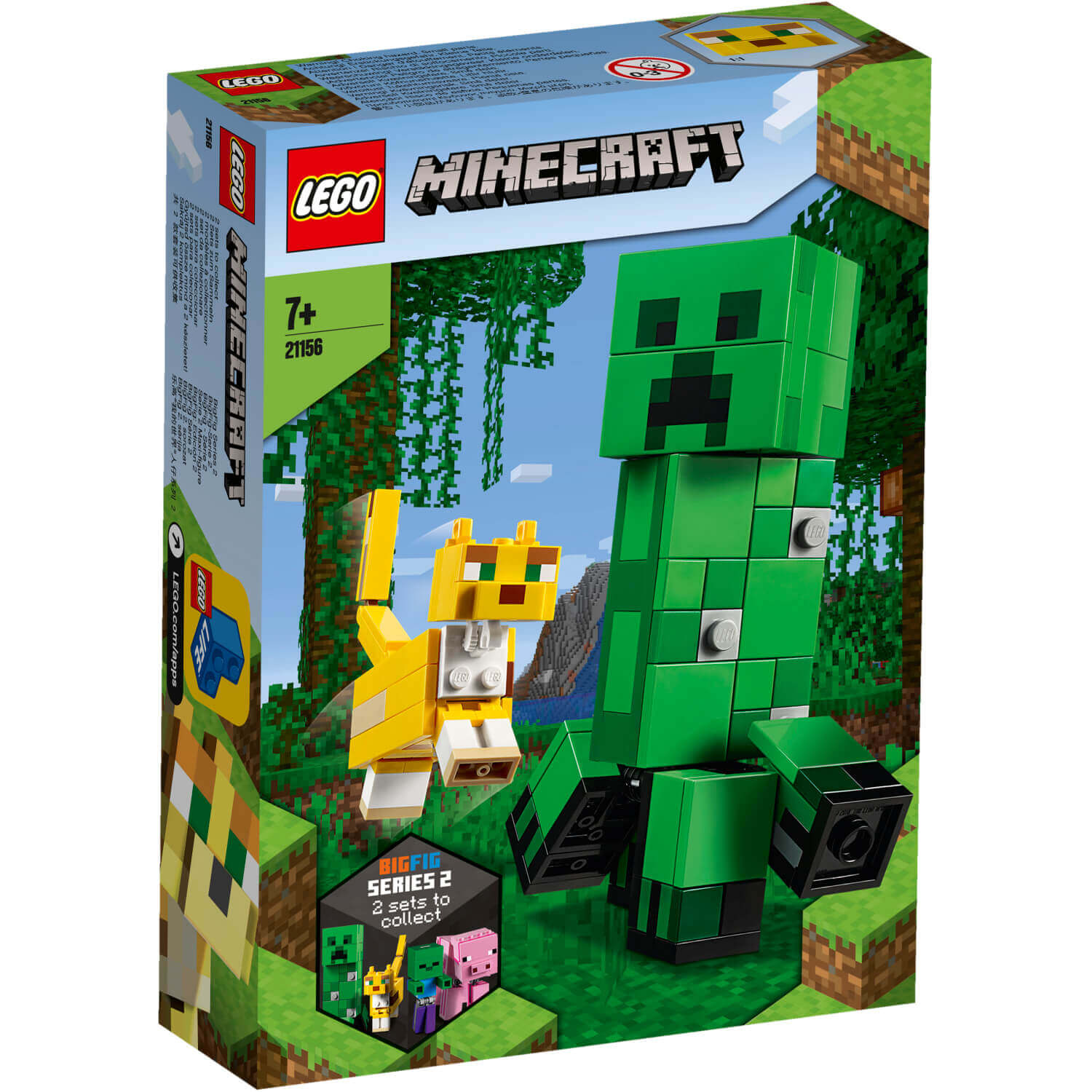 Lego 21156 BigFig Creeper™ i Ocelot