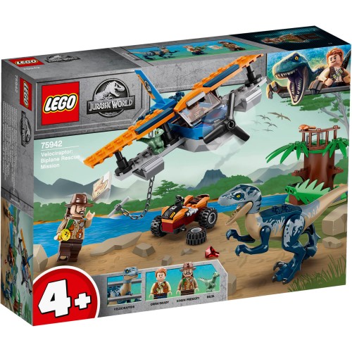 Lego 75942 Velociraptor: Spasilačka Misija U Dvokrilcu