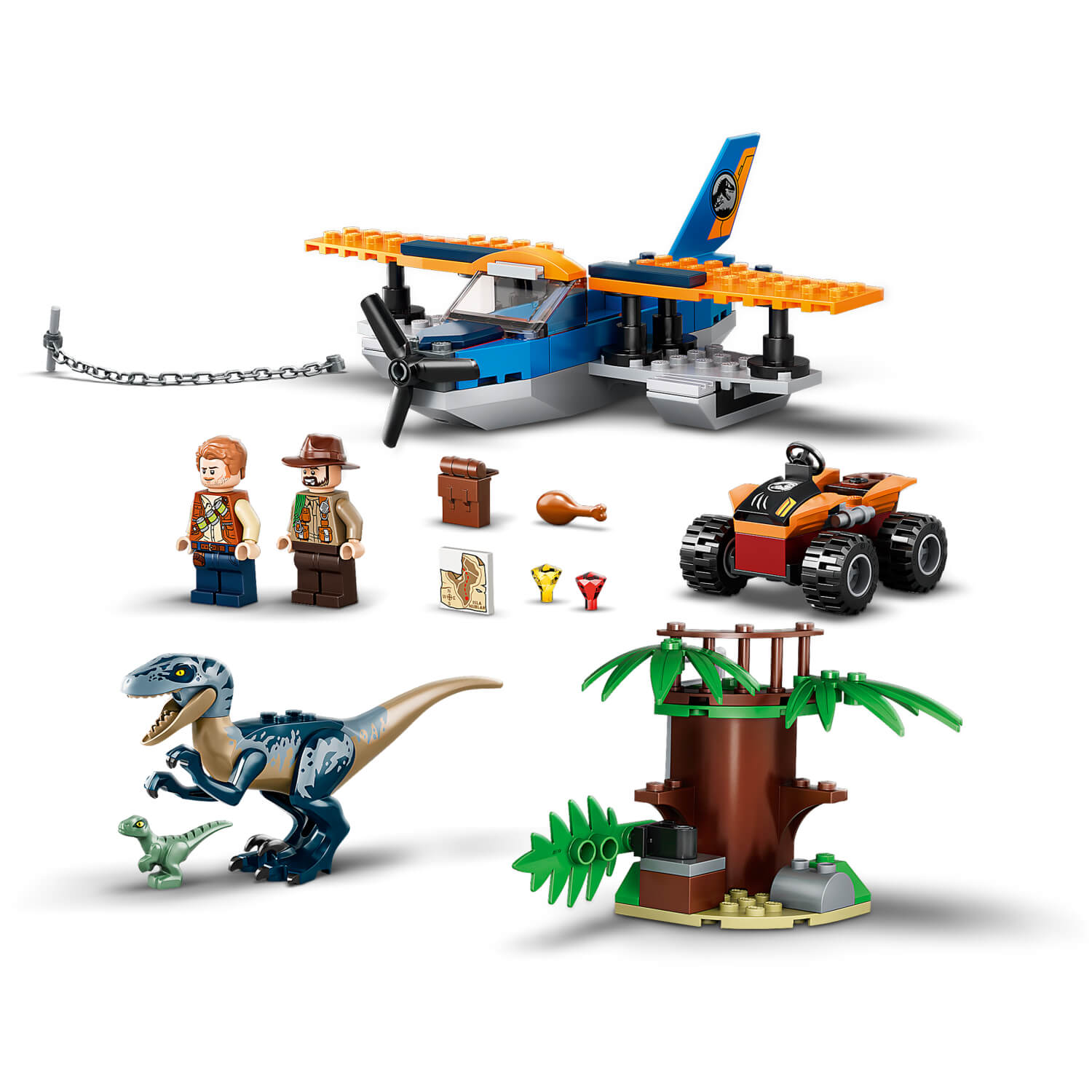 Lego 75942 Velociraptor: spasilačka misija u dvokrilcu