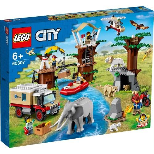 Lego 60307 Spasilački Kamp Za Divlje Životinje