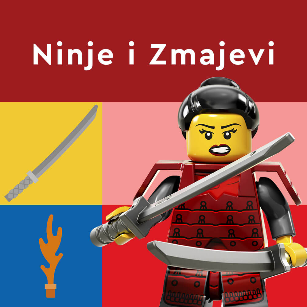 Budi ninja ili istreniraj zmaja...Sa LEGO kockicama sve je moguće!