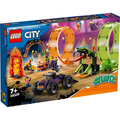 LEGO City 60339 Arena za vratolomije s dvostrukom petljom