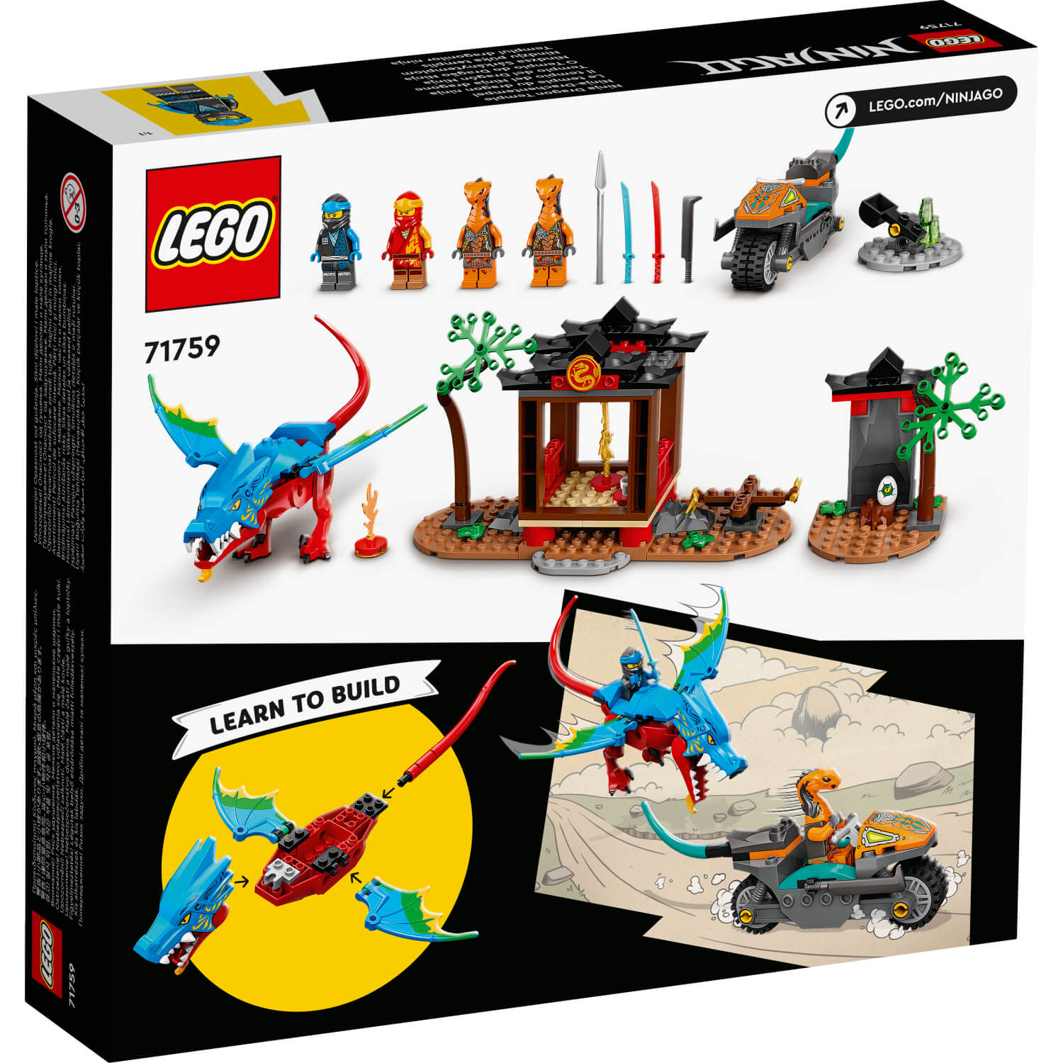 Lego 71759 Ninja hram zmajeva