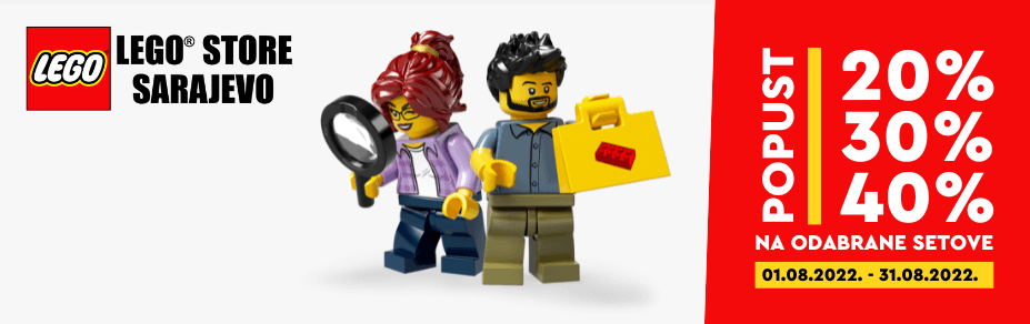 August sniženja LEGO