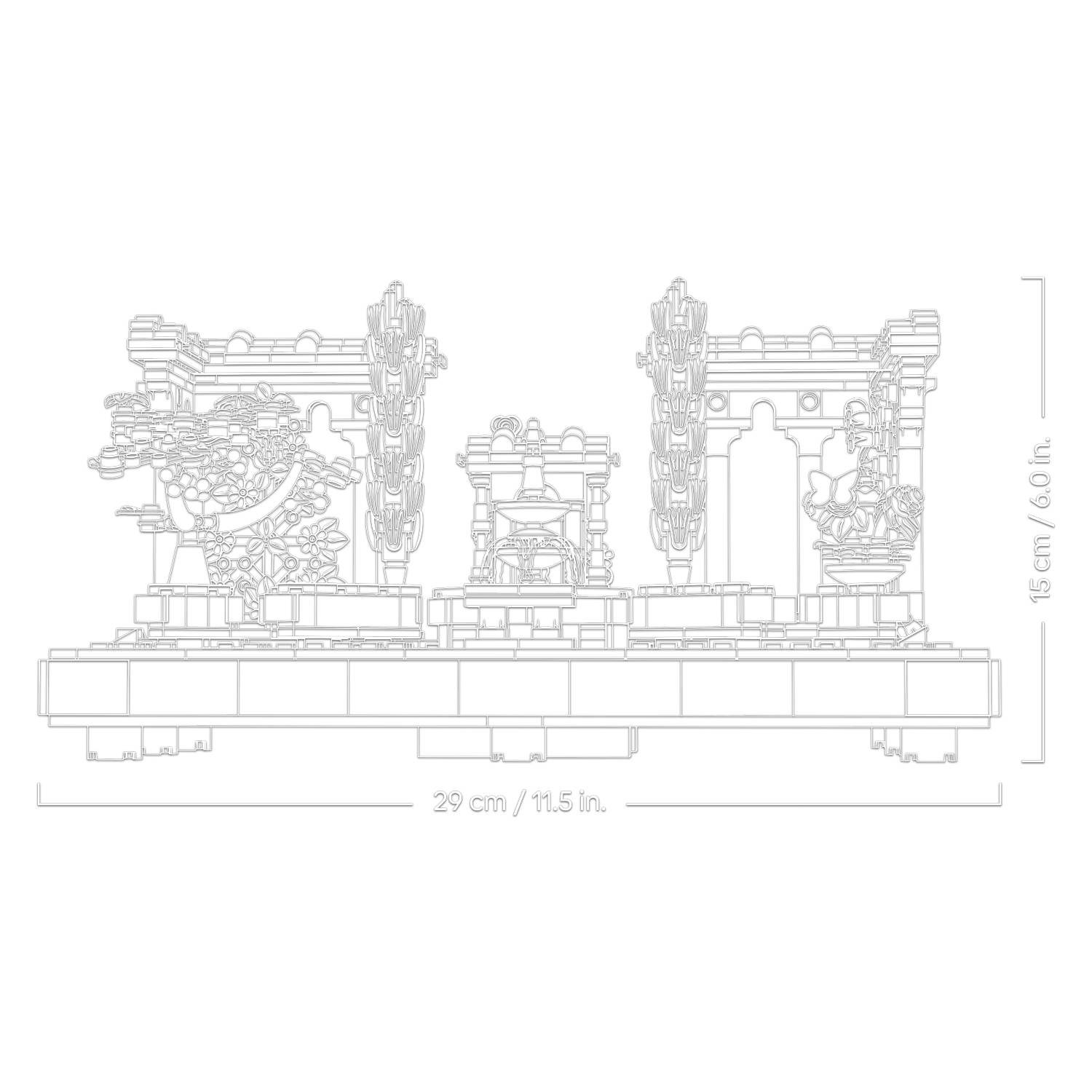 Lego 10359 Vrt s fontanom