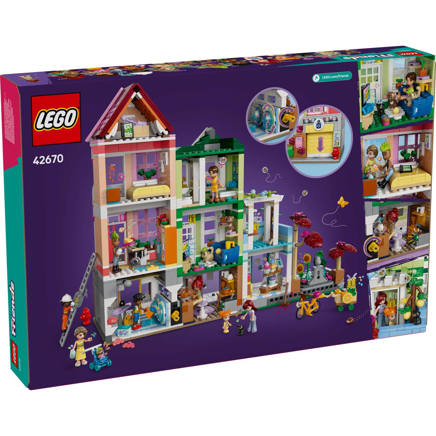 Lego 42670 Stanovi i trgovine u Heartlakeu