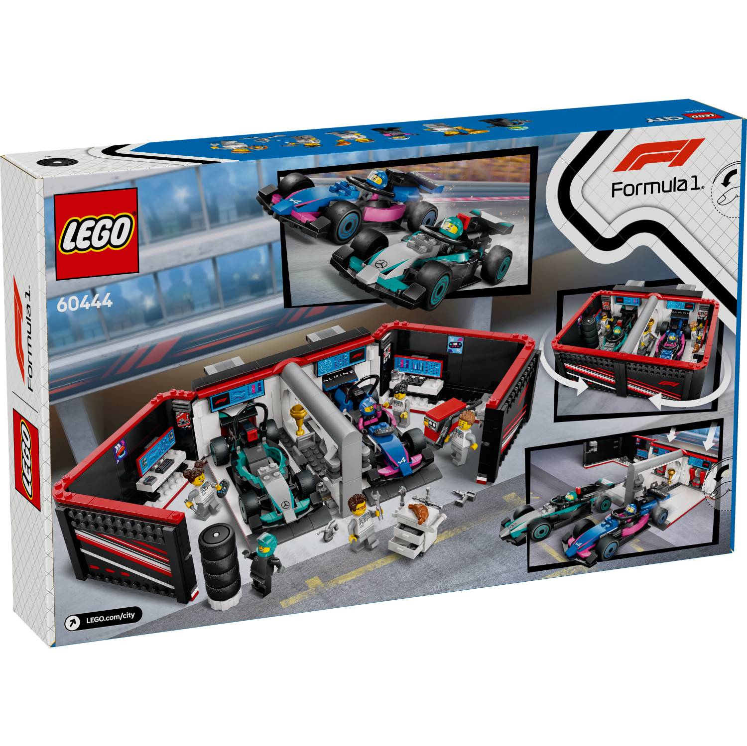 Lego 60444 Garaža za F1® s autima Mercedes-AMG i Alpine