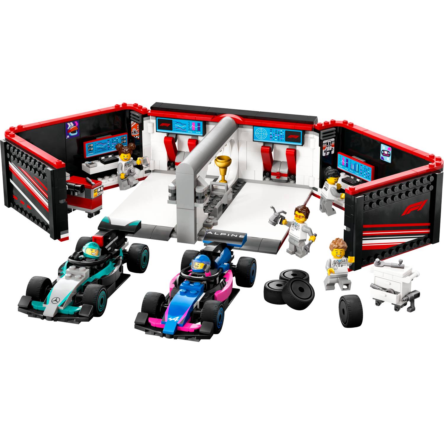 Lego 60444 Garaža za F1® s autima Mercedes-AMG i Alpine