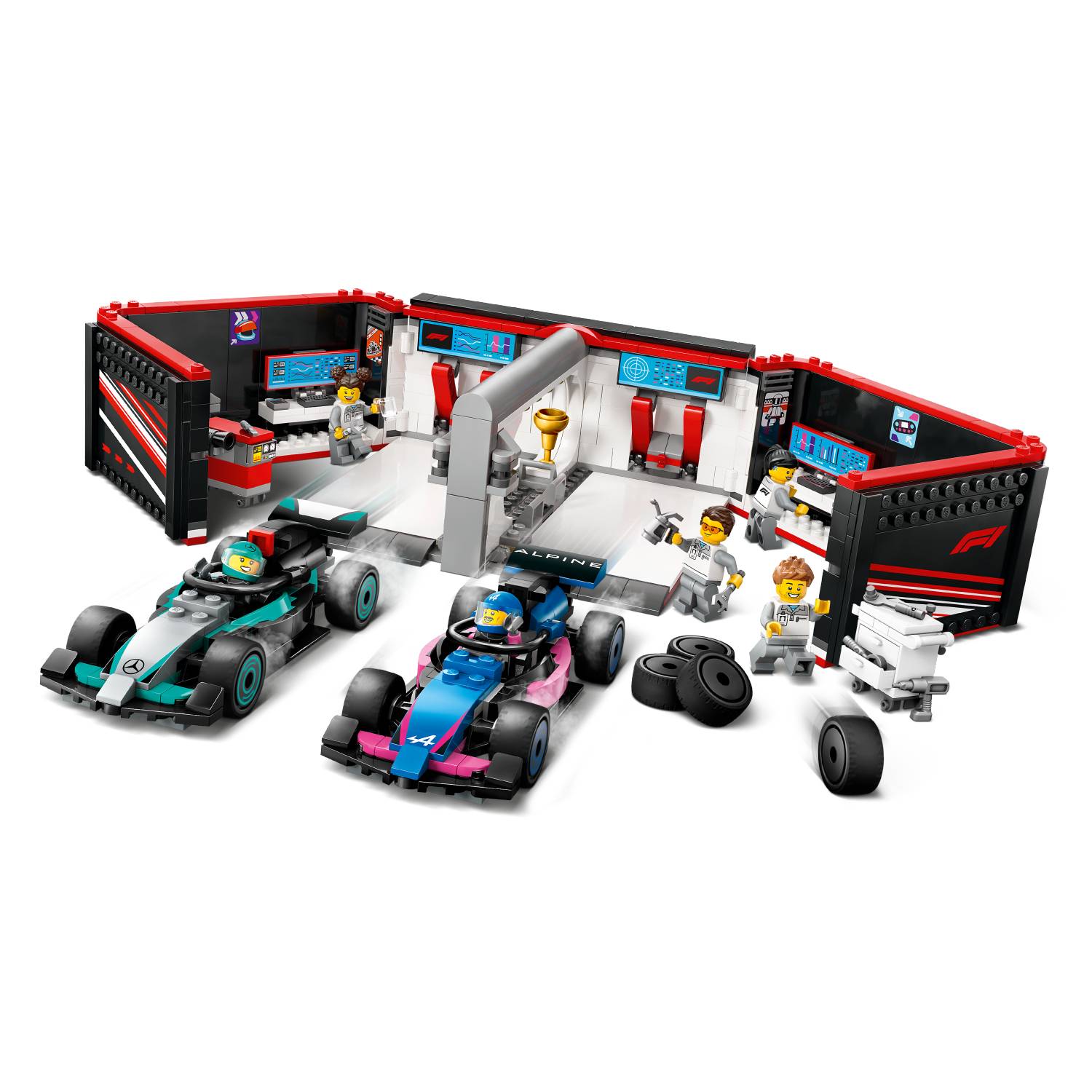 Lego 60444 Garaža za F1® s autima Mercedes-AMG i Alpine