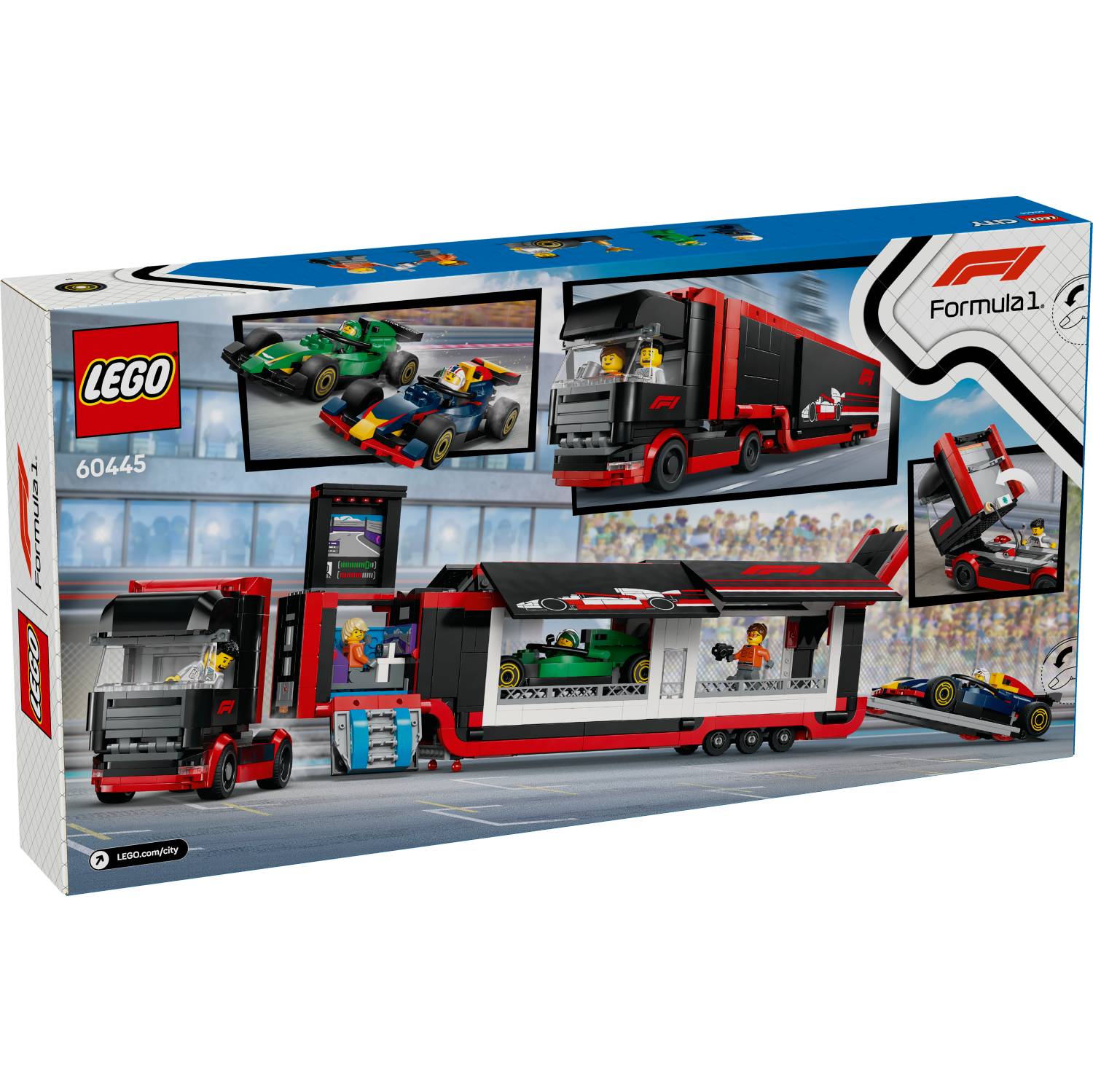 Lego 60445 Kamion za F1® s autima RB20 i AMR24 za F1®