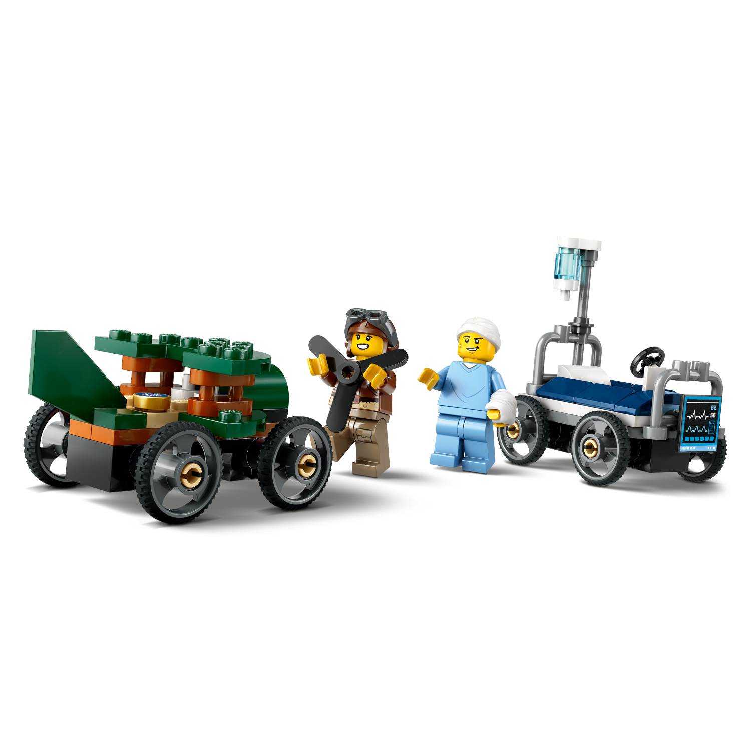 Lego 60459 Utrka: avion vs. bolnički krevet