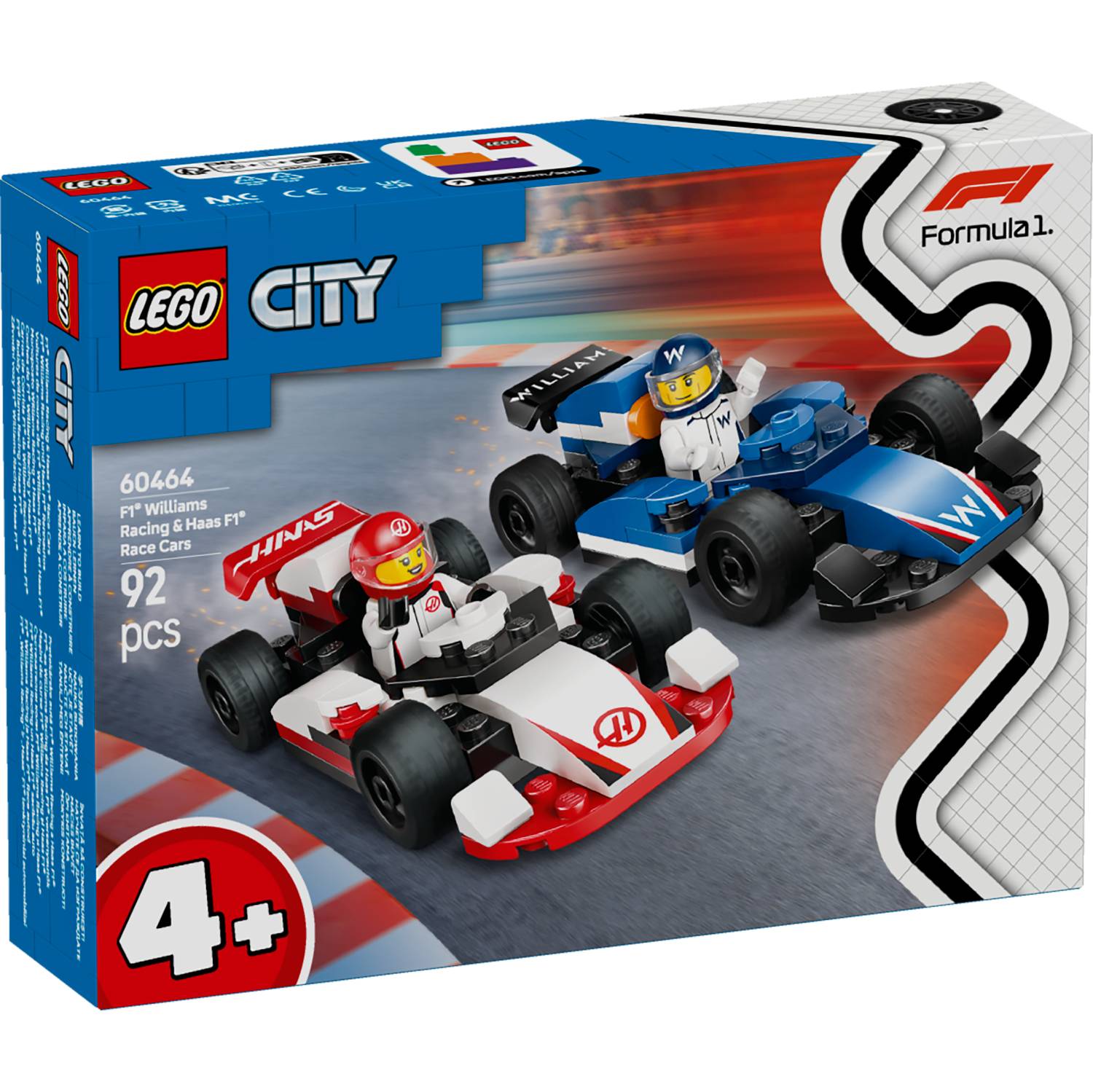 Lego 60464 Trkaći auti za F1® Williams i Haas