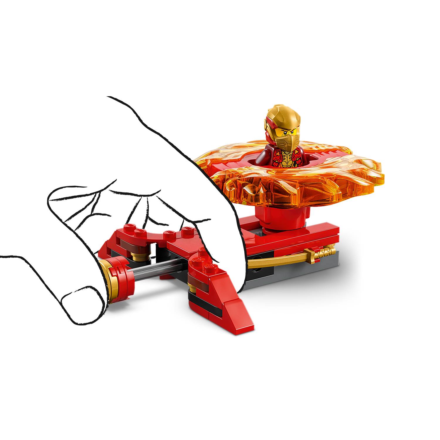 Lego 71823 Kaijev zvrk za zmajski spinjitzu