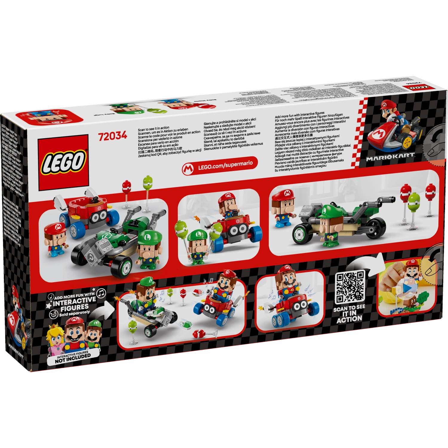 Lego 72034 Mario Kart™ – Baby Mario i Baby Luigi u utrci