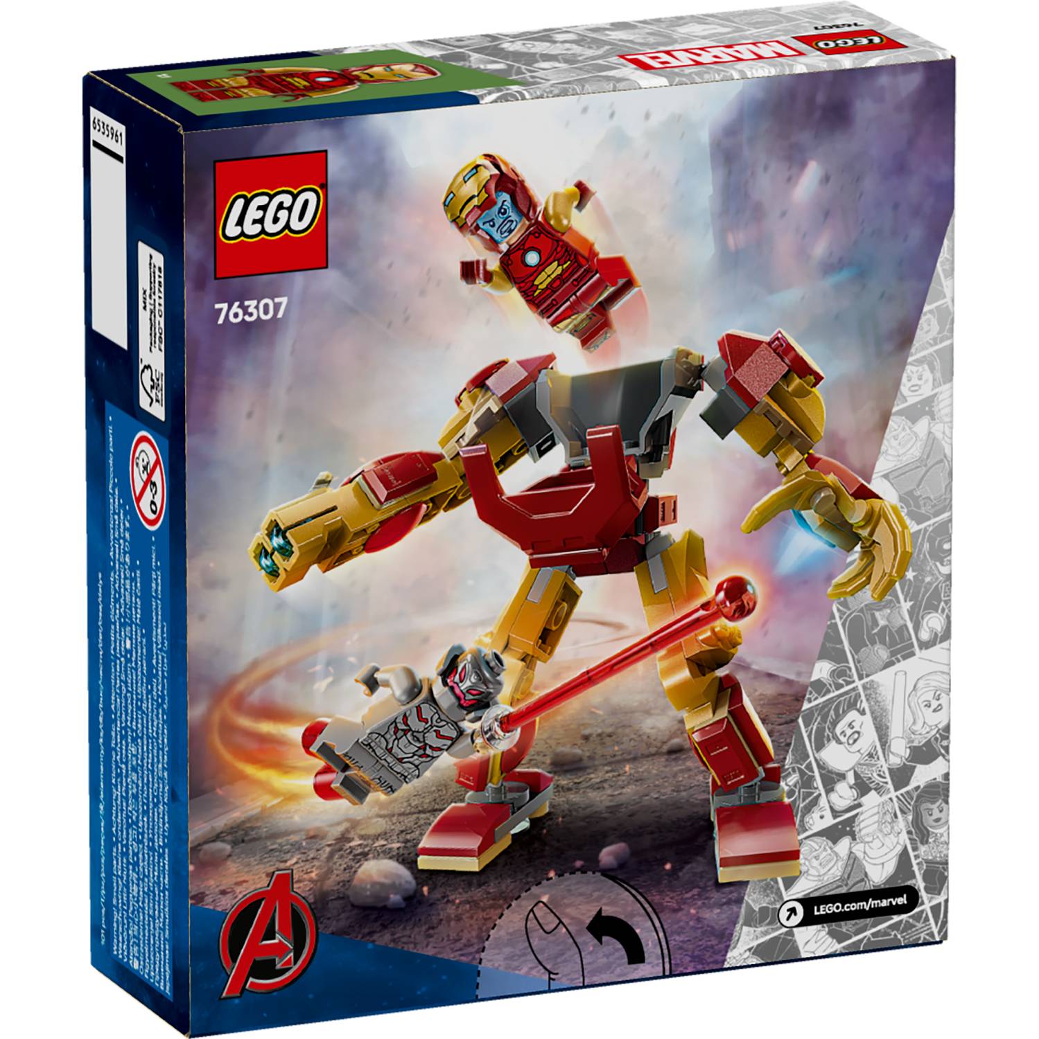 Lego 76307 Mehanički Iron Man protiv Ultrona