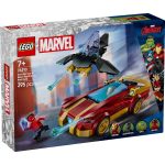 Lego 76310 Iron Man u autu i Black Panther protiv Red Hulka