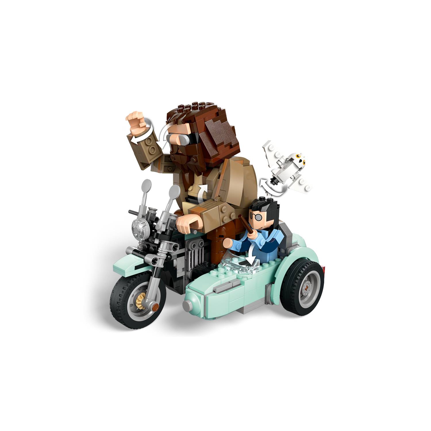 Lego 76443 Hagrid™ i Harry na motociklu