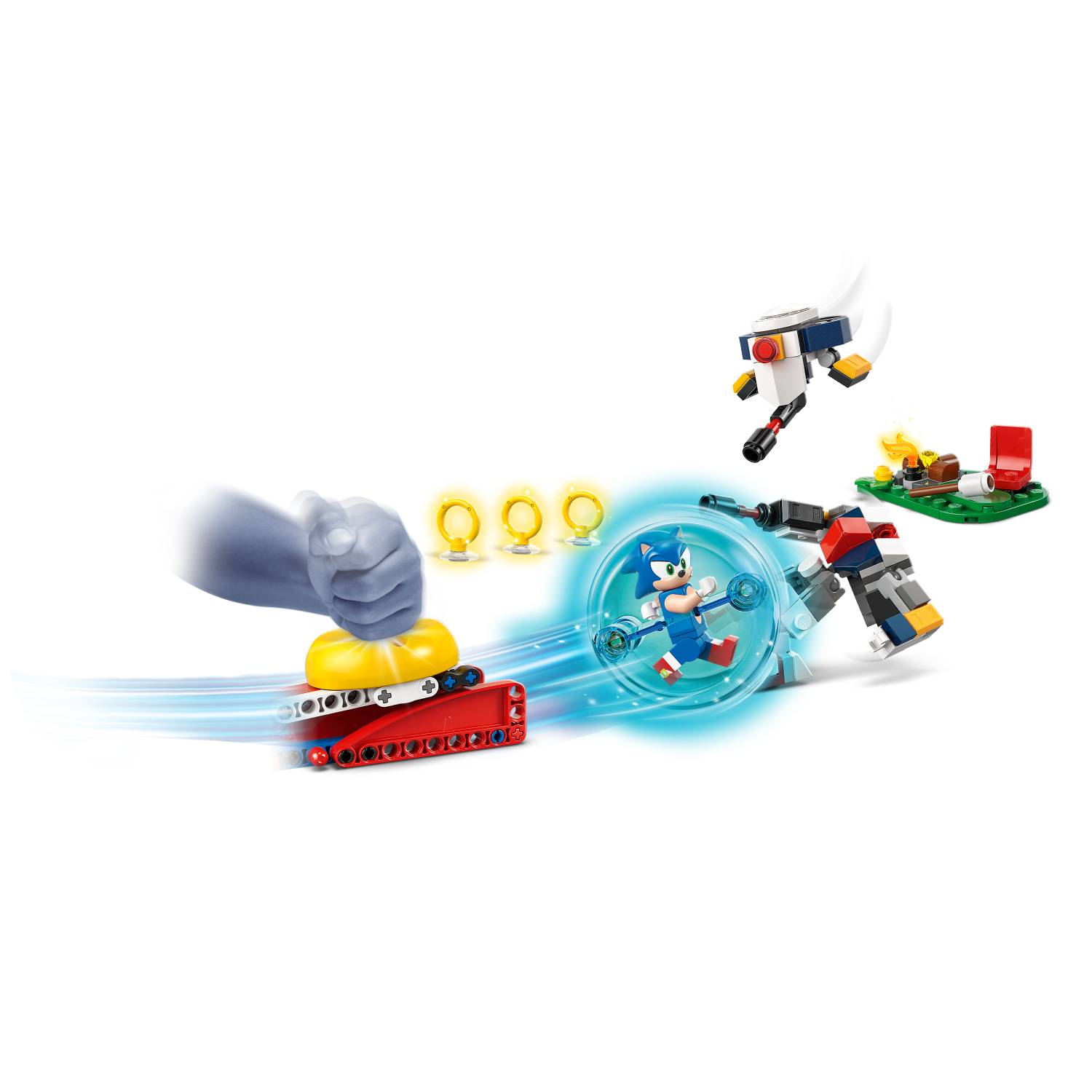 Lego 77001 Sonic i sukob kraj logorske vatre