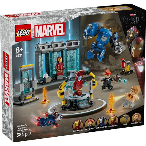Lego 76315 Iron Man Lab: Dvorana Oklopa