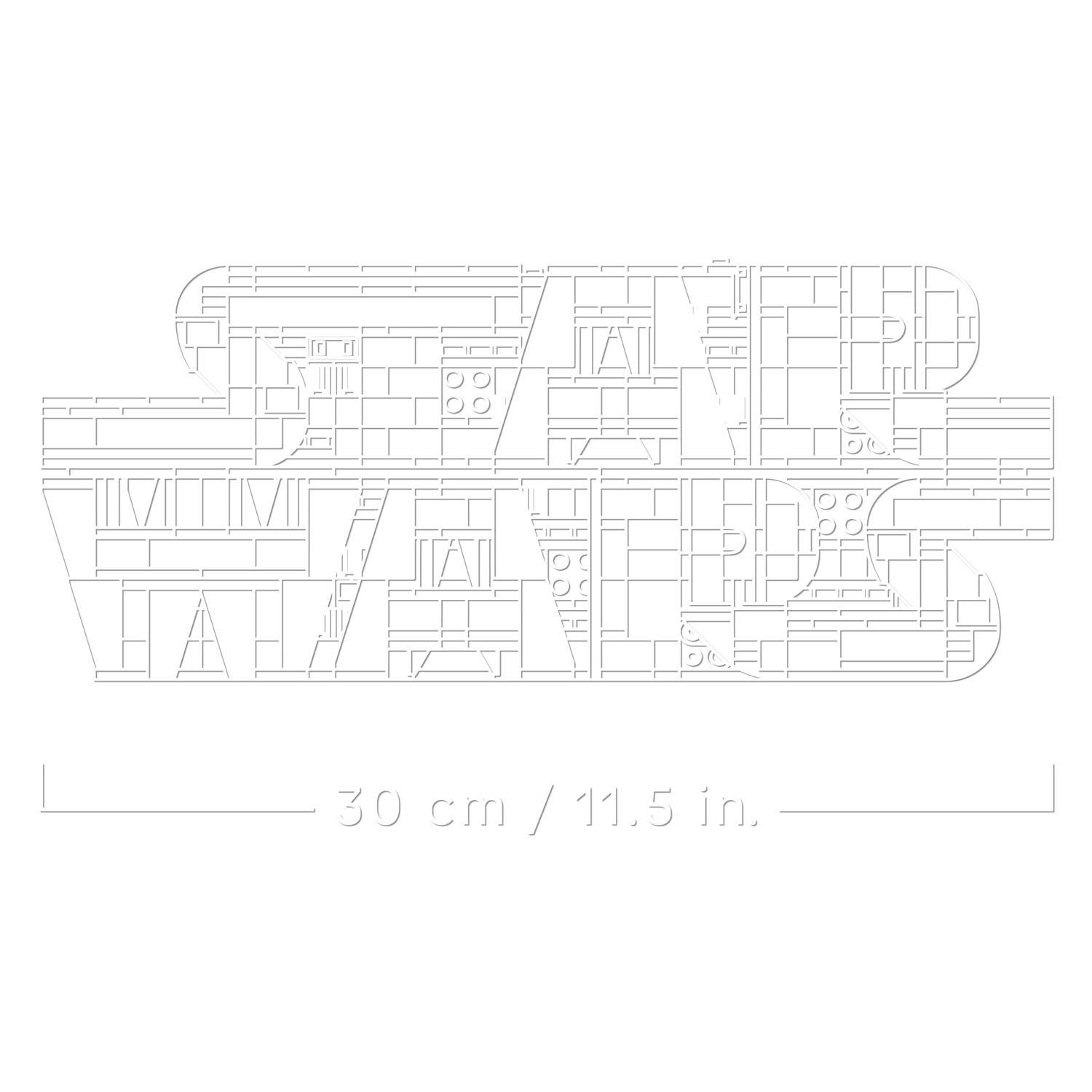 Lego 75407 Logotip Star Wars