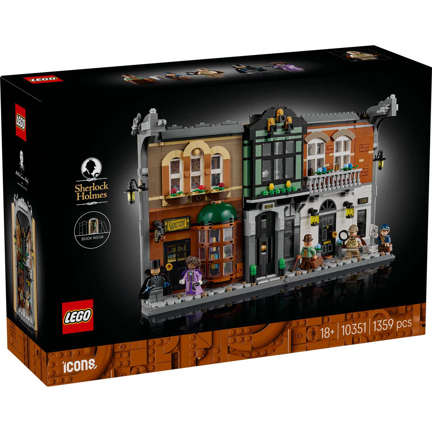 Lego 10351 Sherlock Holmes Kutak Za Knjige