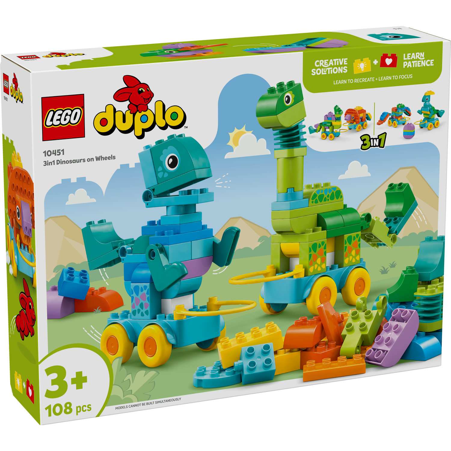 Lego 10451 Dinosauri Na Točkovima 3 U 1