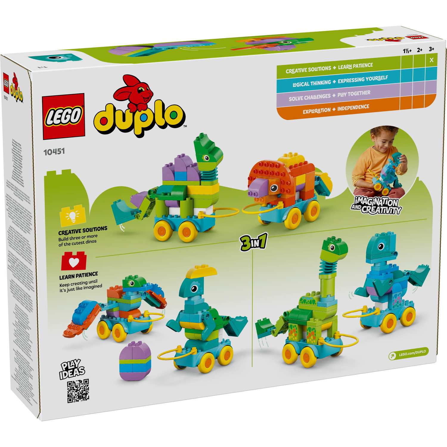 Lego 10451 Dinosauri Na Točkovima 3 U 1