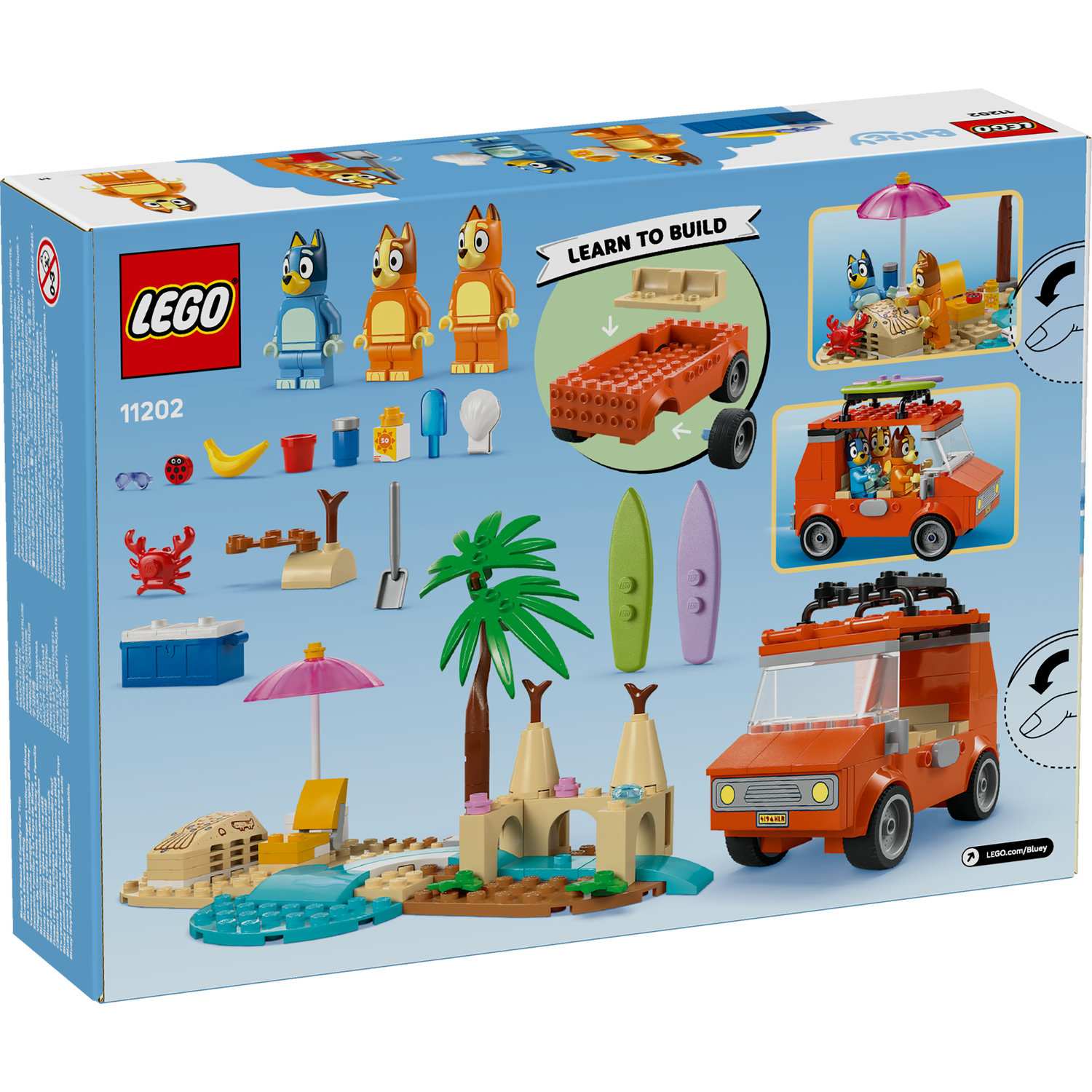 Lego 11202 Blueyeva Plaža I Putovanje Porodice Autom