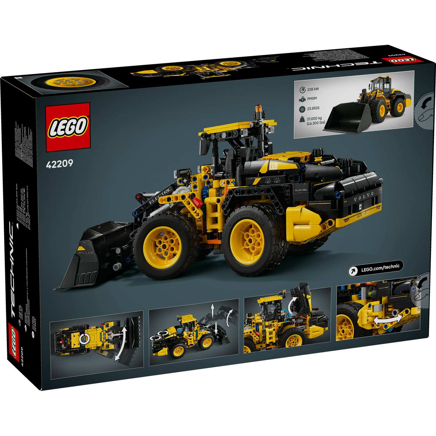 Lego 42209 Volvo L120 Elektroutovarivač