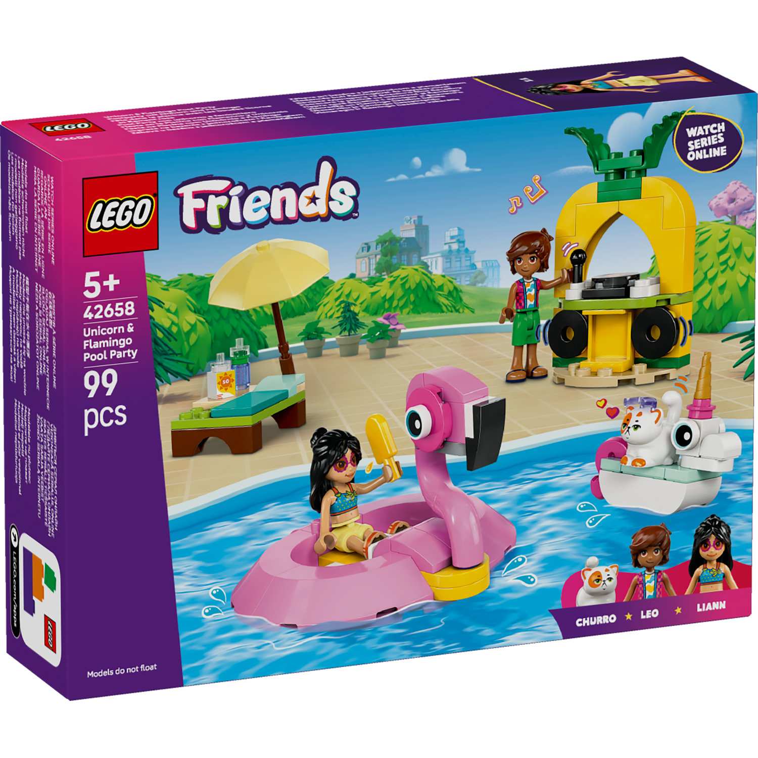 Lego 42658 Jednorog I Flamingo Zabava Uz Bazen
