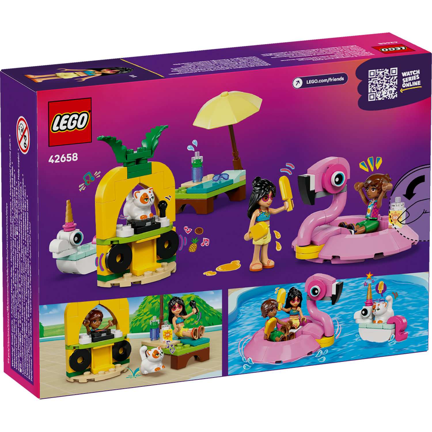 Lego 42658 Jednorog I Flamingo Zabava Uz Bazen