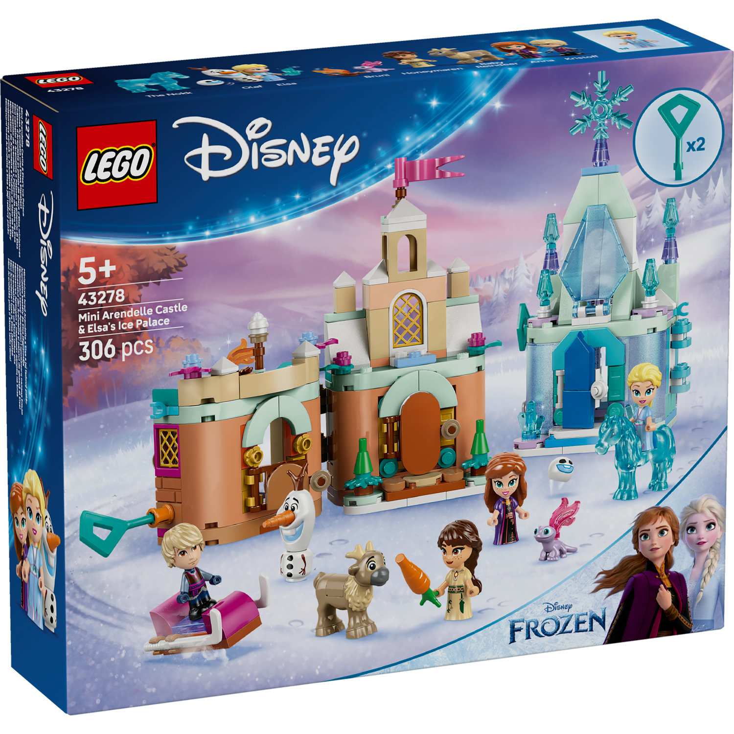 Lego 43278 Arandell Mini Dvorac I Elsina Ledena Palača