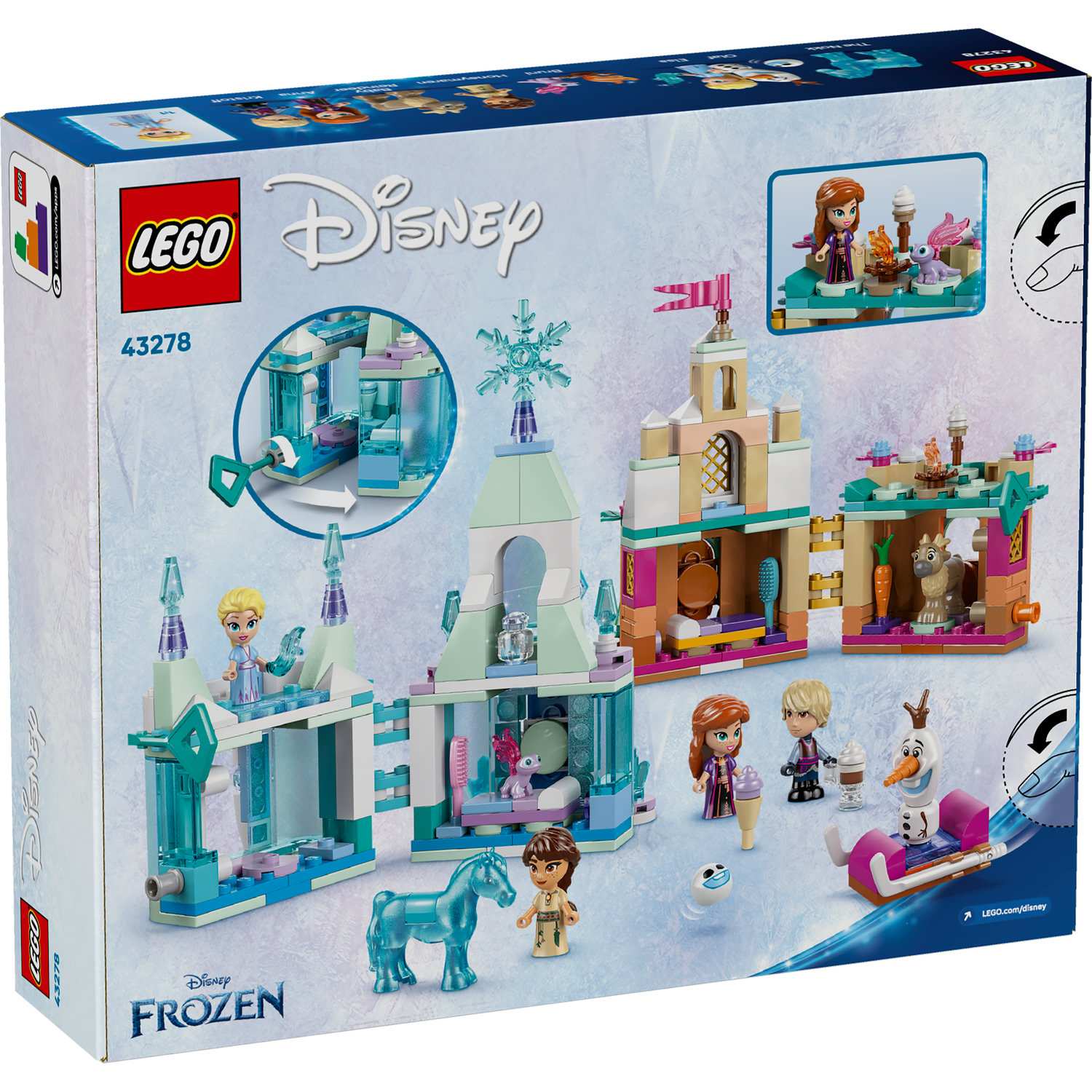 Lego 43278 Arandell Mini Dvorac I Elsina Ledena Palača