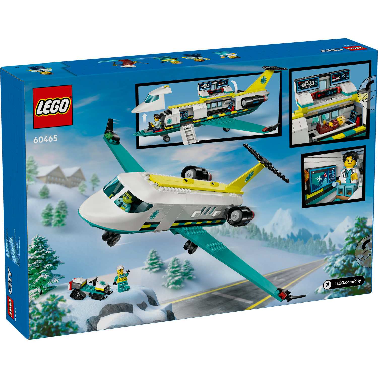 Lego 60465 Sanitetski Avion Za Hitnu Pomoć