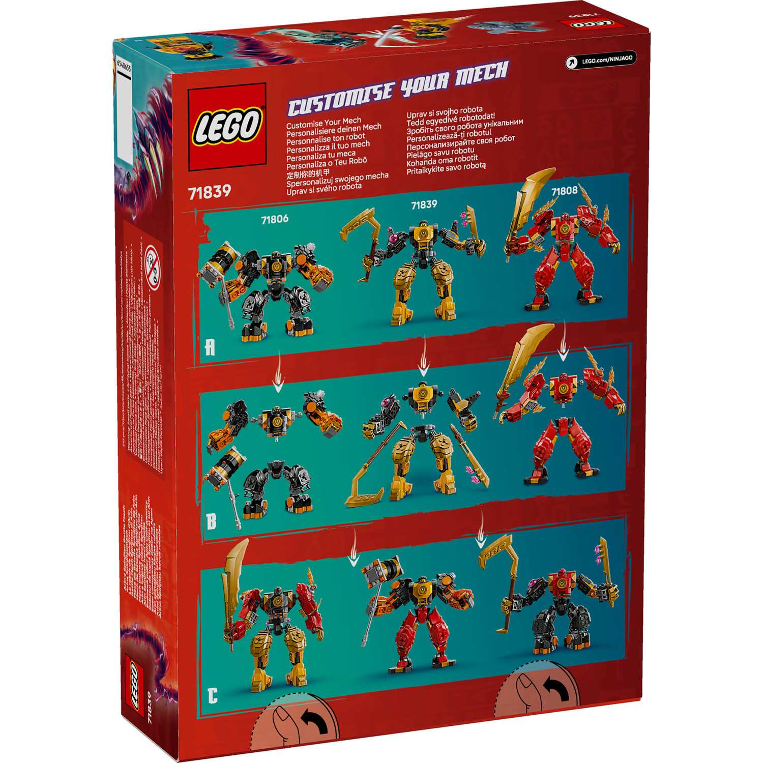 Lego 71839 Arinov Borbeni Stroj