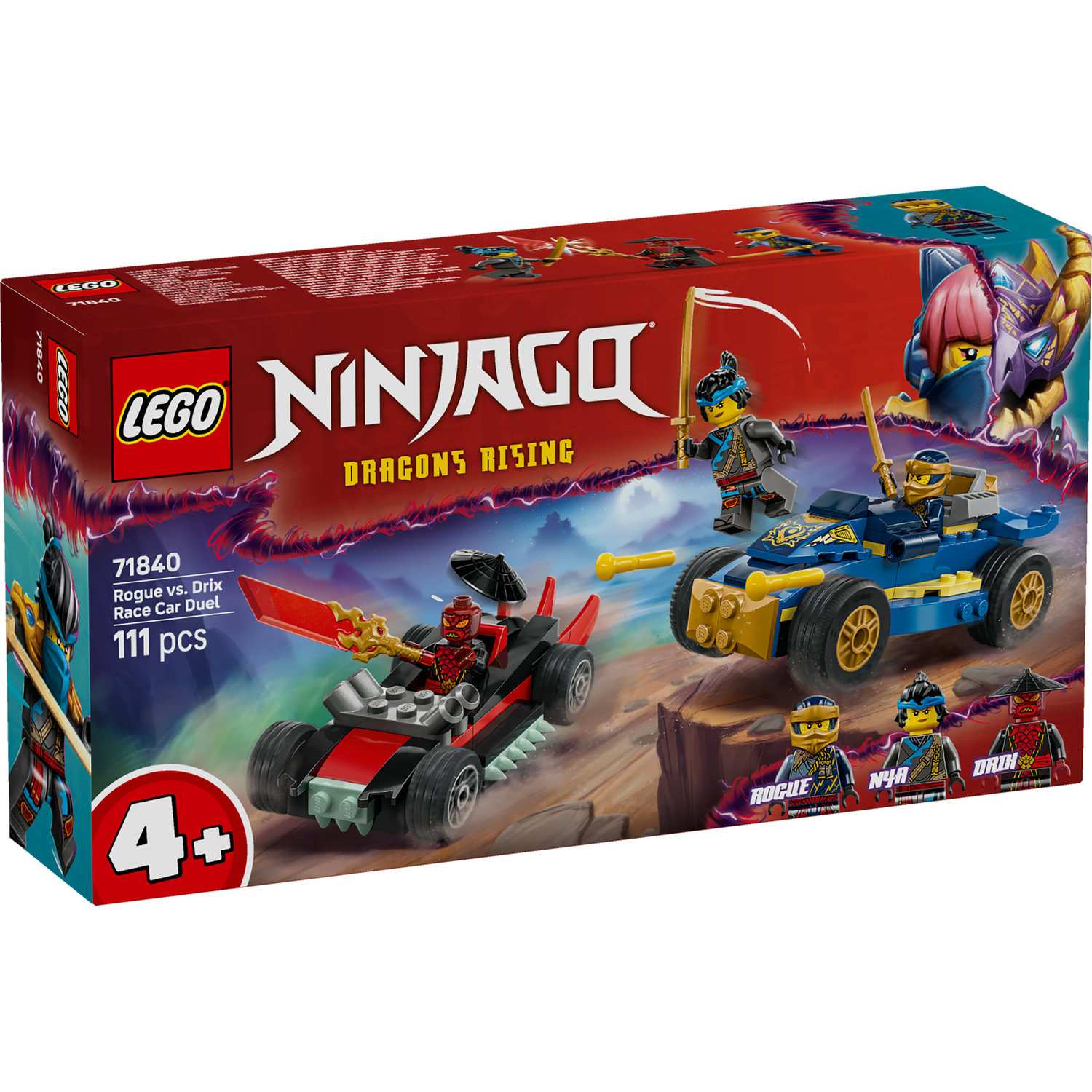 Lego 71840 Dvoboj Trkaćih Automobila Rogue Vs Drixa